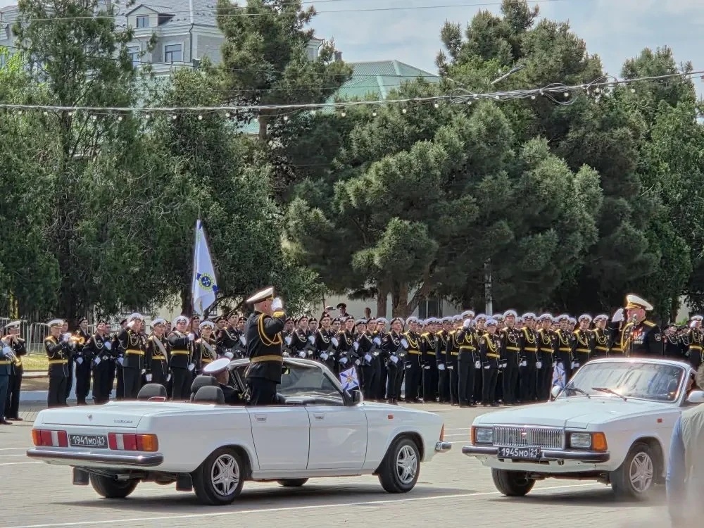 На площади в Каспийске прошел Парад в честь 81-й годовщины Великой Победы!